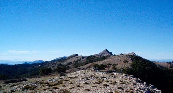 Vistas del pico de las Almenaras